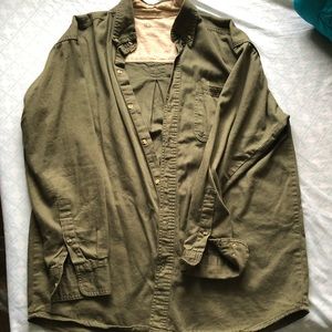 Army green jacket